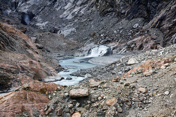 Struktur, Geltscher, Eis, Umwelt, Natur.