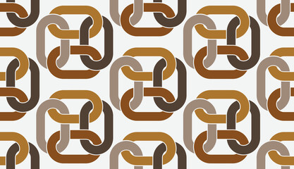 Obraz premium seamless pattern with abstract geometric shapes 