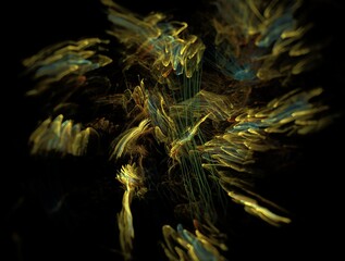 Imaginatory fractal abstract background Image