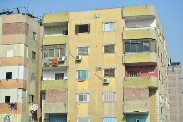 town, building, sky, architecture, house, city, urban, middle east, buildings, egypt, cairo,...