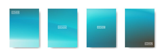 Set of abstract background with beautiful gradation color, colorful background for poster flyer banner backdrop.vertical banner.cool fluid background vector illustration