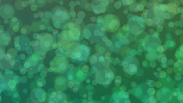 Motion graphics. Abstract background with bokeh. Soft light defocused spots