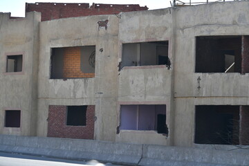 building, city, old town, old house, ruined houses, architecture, sky, house, urban, city, construction, blue, buildings, street, winter, apartment, home, houses, snow, window, old, caire city, egypt