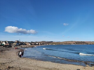 Boardwalk, Stonehaven, Kincardineshire, Aberdeenshire, Scotland
