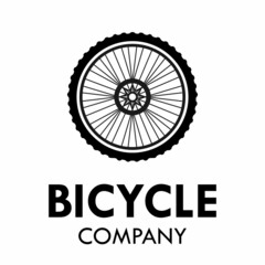 Letter o with bicycle wheel logo template illustration. suiatble for bicycle business