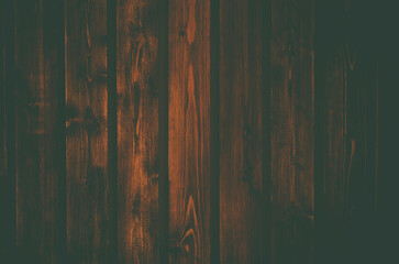 Close up of wall made of wooden planks.