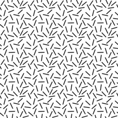 Vector seamless black and white geometric pattern.