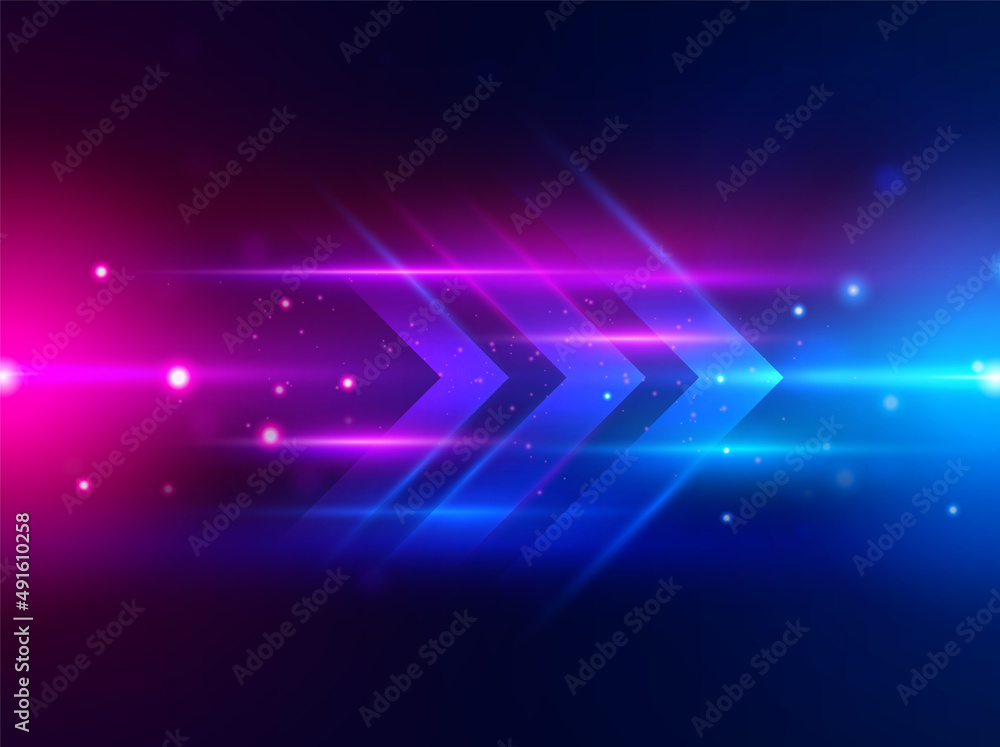 Poster speed light effect background abstract action fast technology vector movement blue design speed dyna