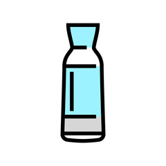 carafe glass color icon vector. carafe glass sign. isolated symbol illustration