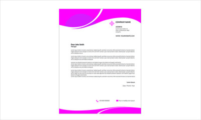 letterhead design, commercial letterhead