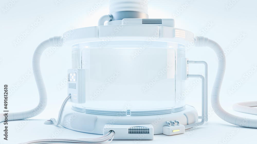 Poster scientific laboratory. technology background and science concept. 3d render.