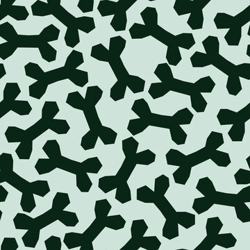 Vector seamless pattern with dog treat bones