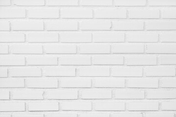 White grey brick wall texture with vintage style pattern for background and design art work. - obrazy, fototapety, plakaty