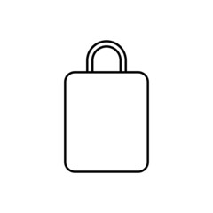 Bag icon in line style