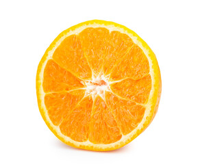 Orange fruit isolated on white background