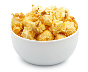 popcorn isolated on white background