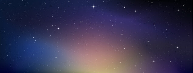 Fototapeta na wymiar star background in space, galaxy, starry night sky