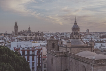 Fototapeta premium Skyline Sevilla