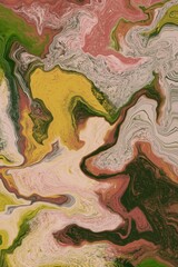 Abstract fluid art digital colorful marble stone textured background or wallpaper 