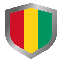 Guinea flag shield
