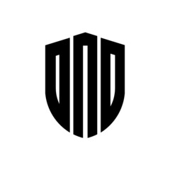 DNO letter logo design. DNO modern letter logo with black background. DNO creative  letter logo. simple and modern letter logo. vector logo modern alphabet font overlap style. Initial letters DNO  - 491631456