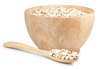 job's   tears isolated on white background