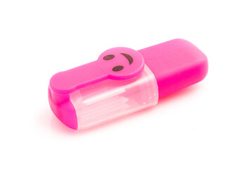 Set of pen Markers. Isolated on white background Office Supplies Colorful Highlighters.