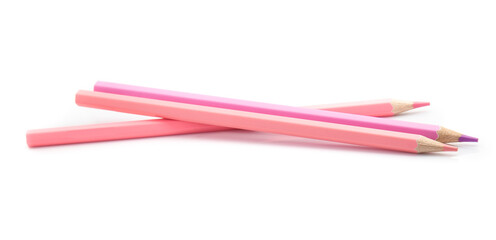 pastel pencil color isolated on white background