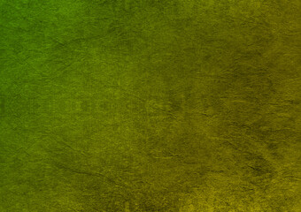 Green textured wrinkled  hard paper surface background