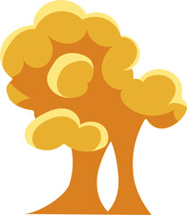 Explosion and Bang Effect with Cloud of Smoke as High-pressure Gase Release. Bomb Detonation and Blast with Explosive Splash