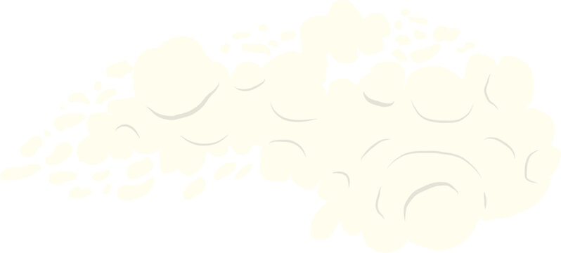 Cute cumulus cartoon cloud, weather illustration overlay