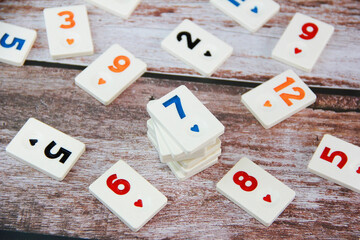 traditional turkish board game okey