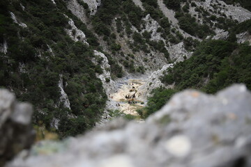 Gorges de galamus, Aude, Occitanie.