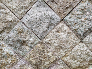 grunge wall square stone pattern background