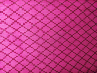 pink fabric texture background with square pattern