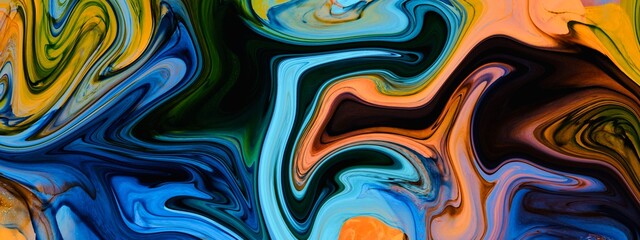 Coloured marble alcohol ink background, fluid art with marbling texture, hand drawn art, liquid illustration for print, wallpaper design