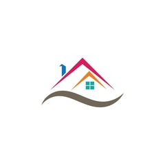 house logo home logo icon template design vector