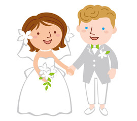 国際結婚　結婚式　新郎新婦