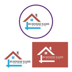 house logo home logo icon template design vector