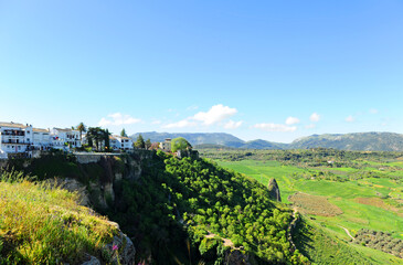 Ronda and the Serrania de Ronda. Cultural and nature tourism. Andalusia Spain