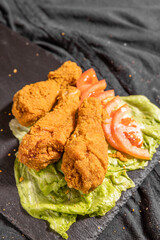 food, chicken, fried, meat, meal, dinner, dish, plate, snack, sauce, lunch, delicious, appetizer, cooked, white, wings, crispy, fish, grilled, healthy, tasty, shrimp, fresh, chicken, fast food