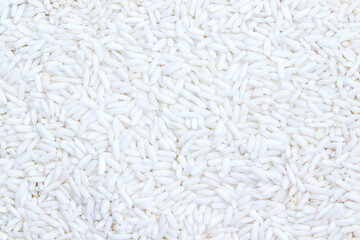 close-up basmati rice grain background, healthy food