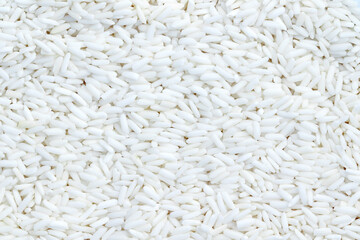 close-up basmati rice grain background, healthy food