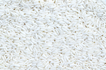 close-up basmati rice grain background, healthy food