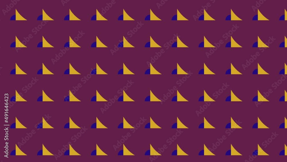 Poster abstract pattern with multicolor geometric shapes. motion graphic background in a flat design with g
