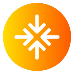 minimize gradient icon