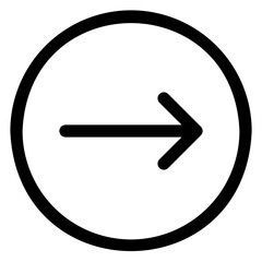 right arrows line icon
