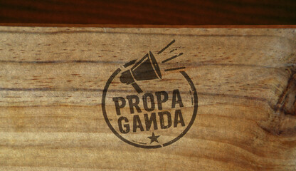 Propaganda stamp and stamping