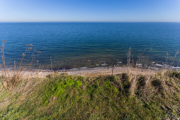 Fernsicht Lübecker Bucht Ostsee vom Großklützhöved