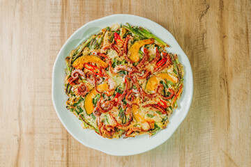 Haemulpajeon, Korean Seafood and Green Onion Pancake